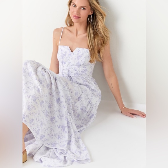 Francesca's Collections Dresses & Skirts - Francesca's Collections Floral Tiered Maxi Sundress NWT